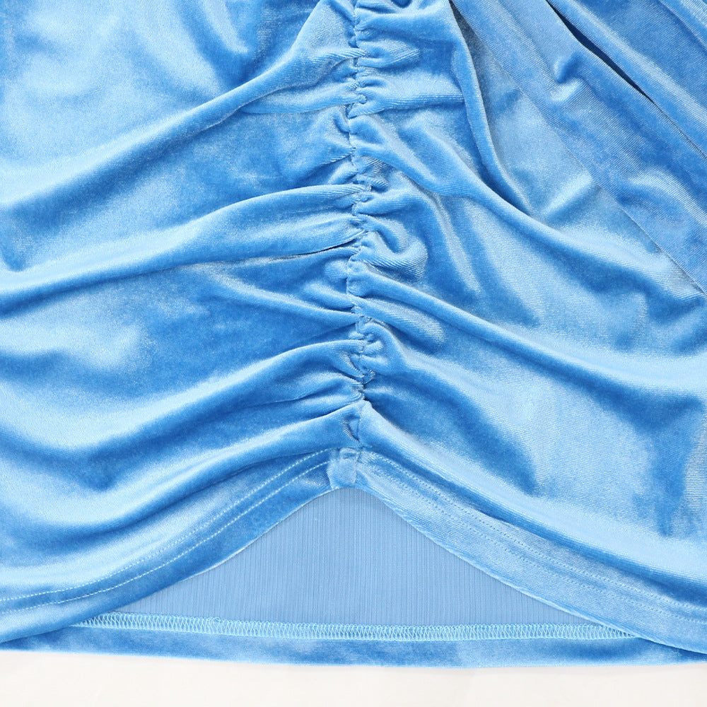 Women Sexy Strapless Dress See-Through Bodycon Party Dress 16