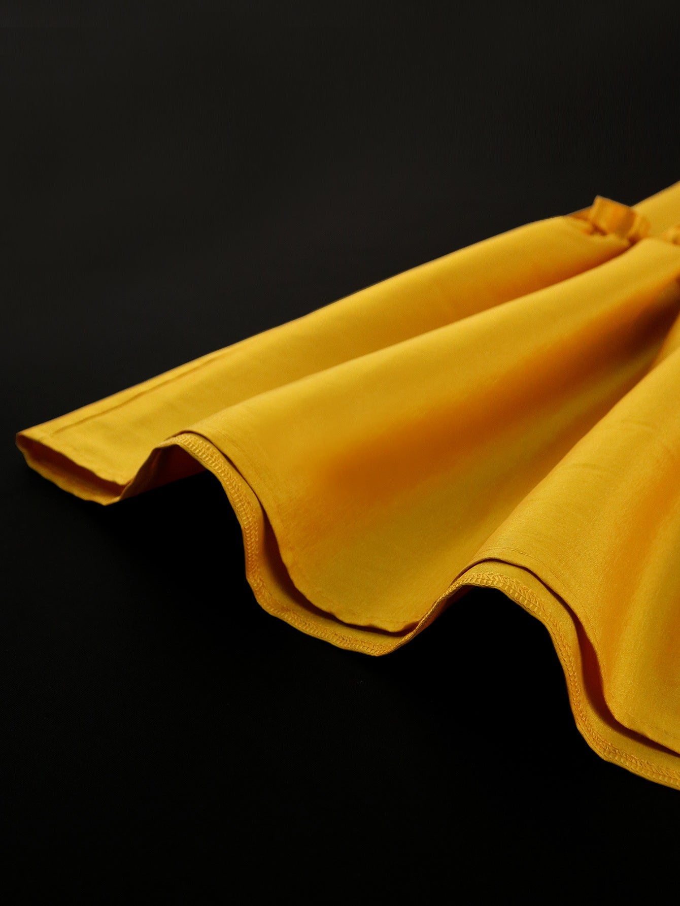 Women Spring Half Open Collar Sleeveless Pleated Dress 12