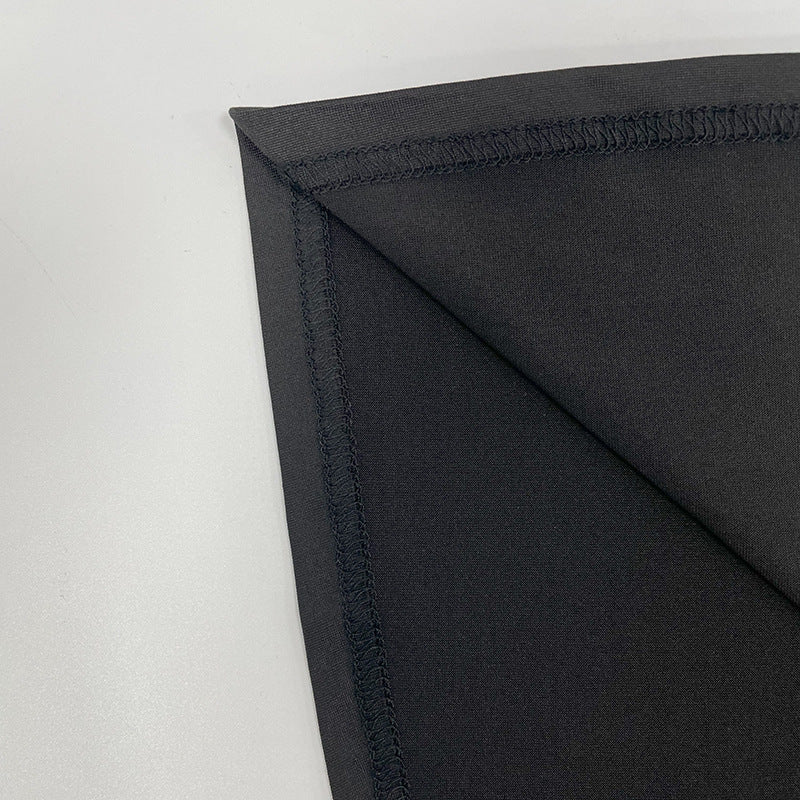 Women's Autumn Fashion Slim Fit Round Neck Long Sleeve Shirred Bodycon Irregular Ribbon Dress 32