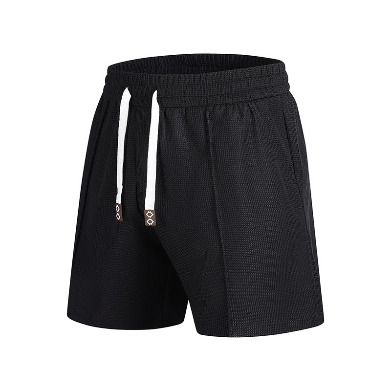 Men's summer Turndown Collar short-sleeved polo shirt and shorts two-piece set 18