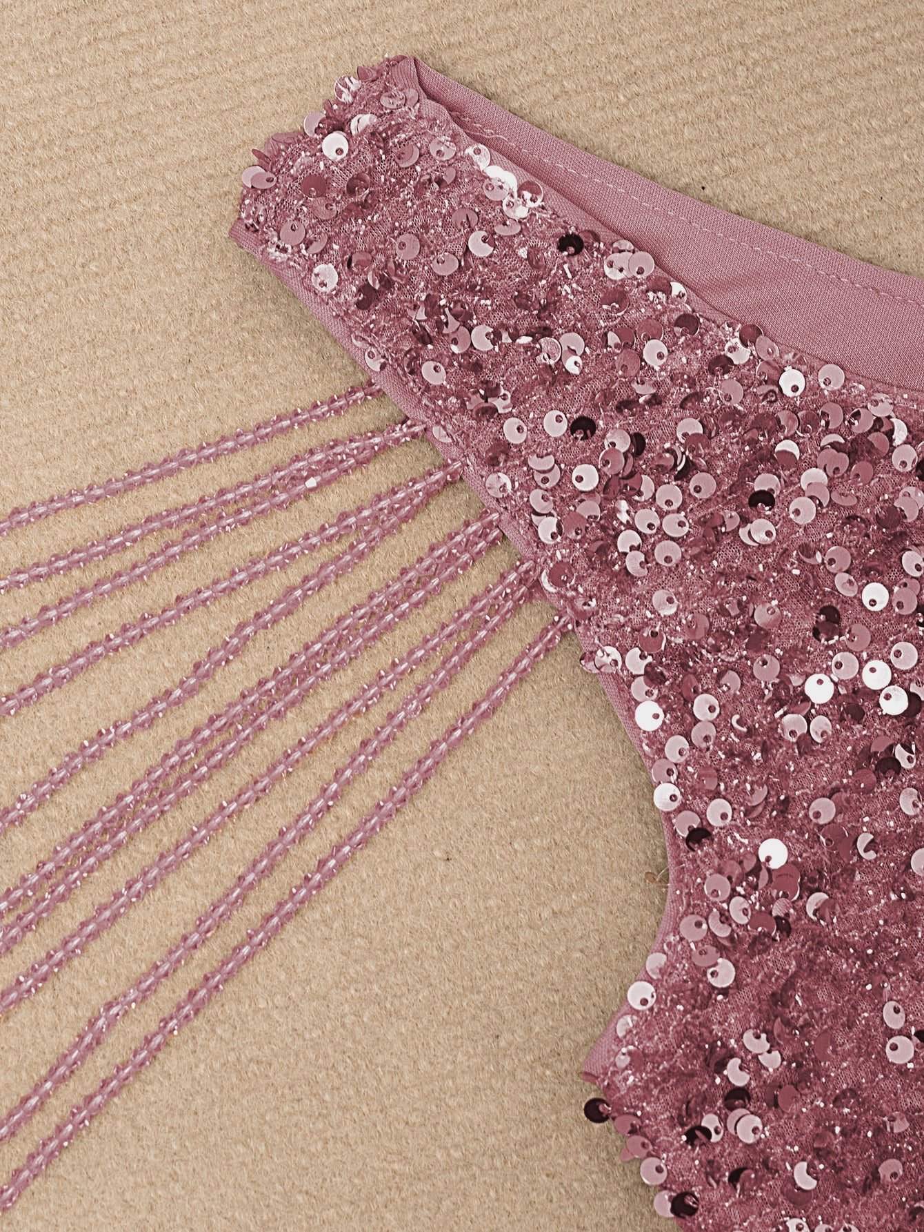 Plus Size Women's Sequin Sleeveless Slit Party Dress Solid Color Chic Long Evening Gown 20