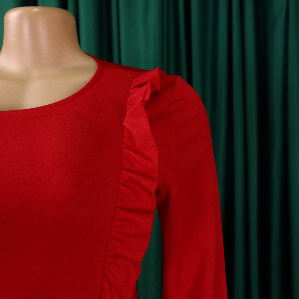 Spring Chic Slim Pencil Skirt Fashion Bodycon Africa Plus Size Dress 30