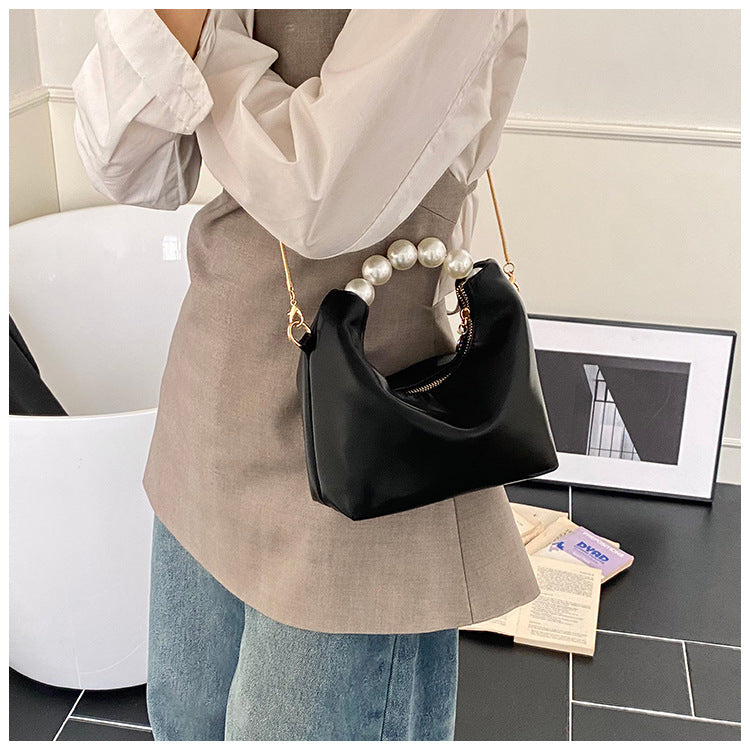 Women Pearl Handbag Chain Crossbody Bag 18