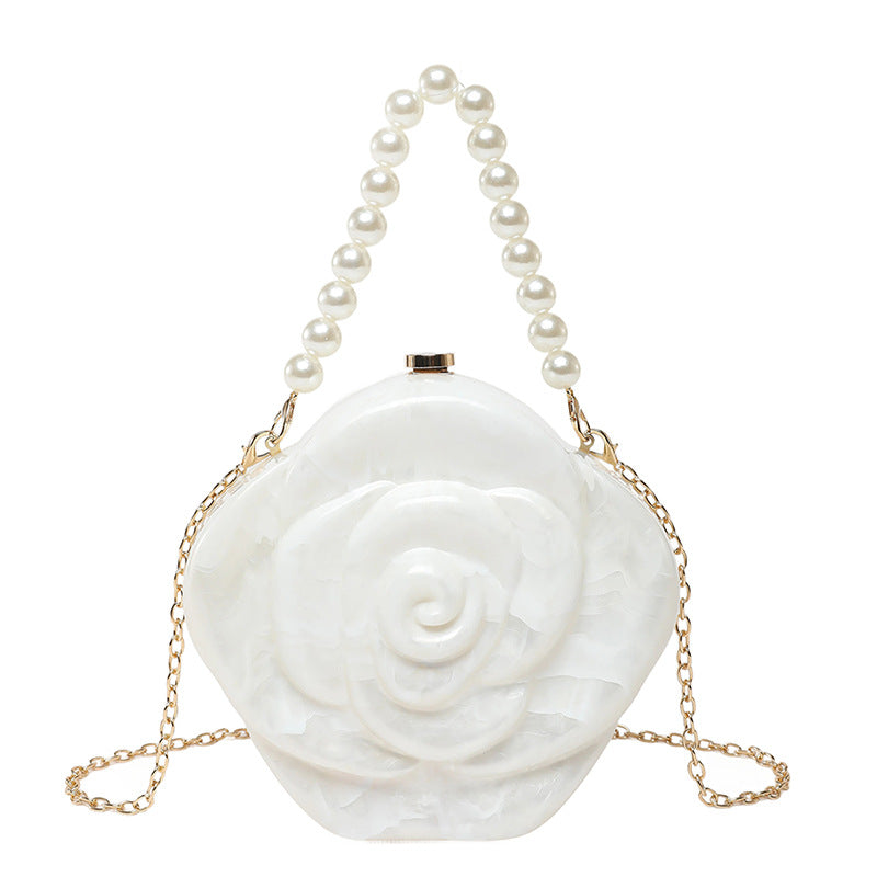 Women Rose Flower Crossbody Clutch 6