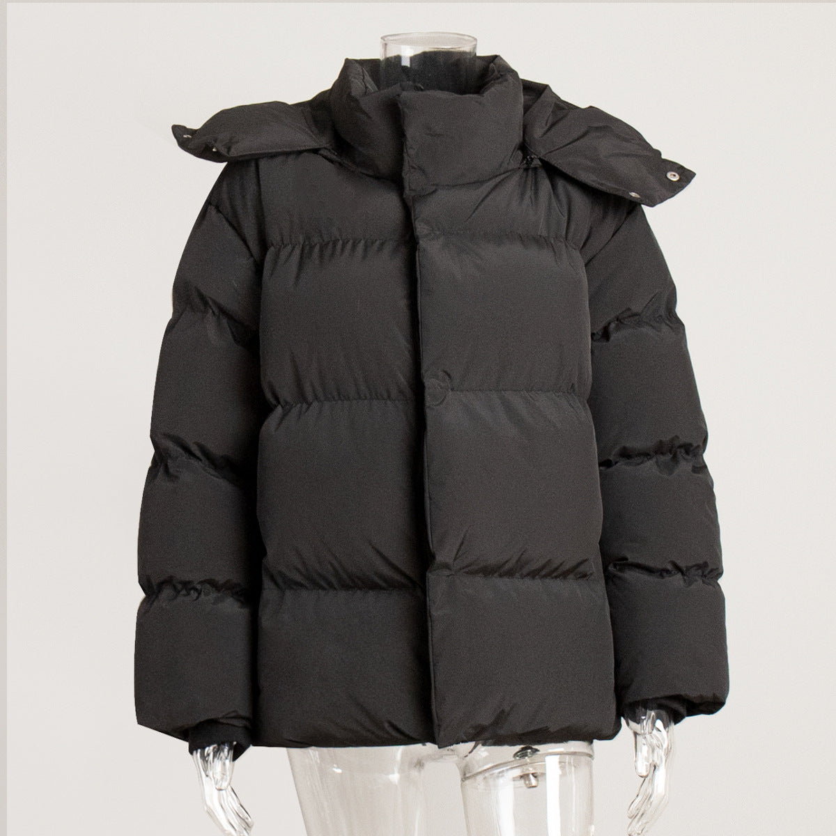 Autumn And Winter Women's Loose Cotton-Padded Jacket 10