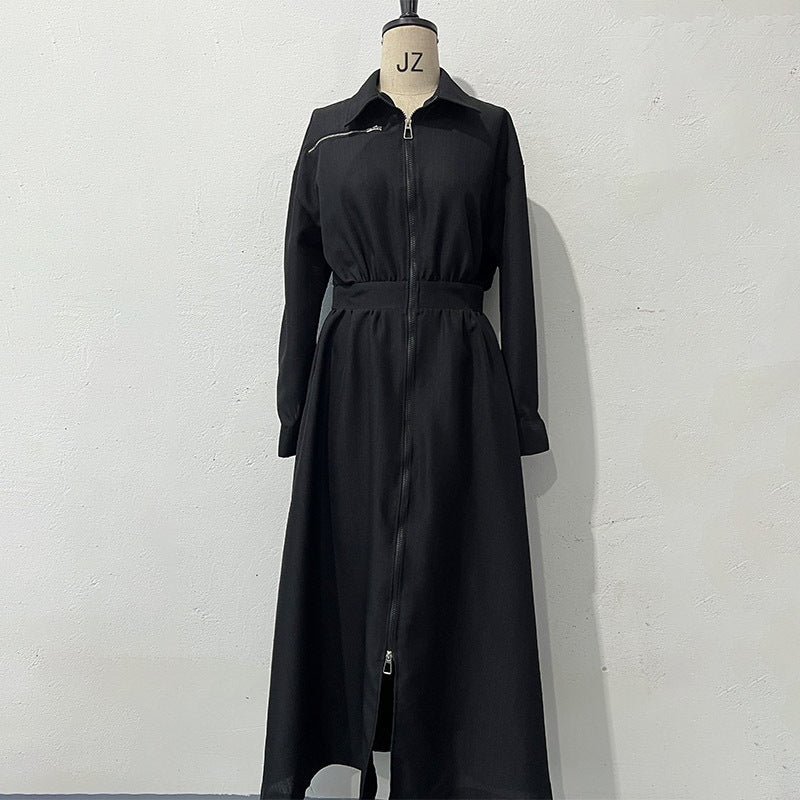 Autumn Women's Fashion Slim Waist Long-Sleeved Dress 8