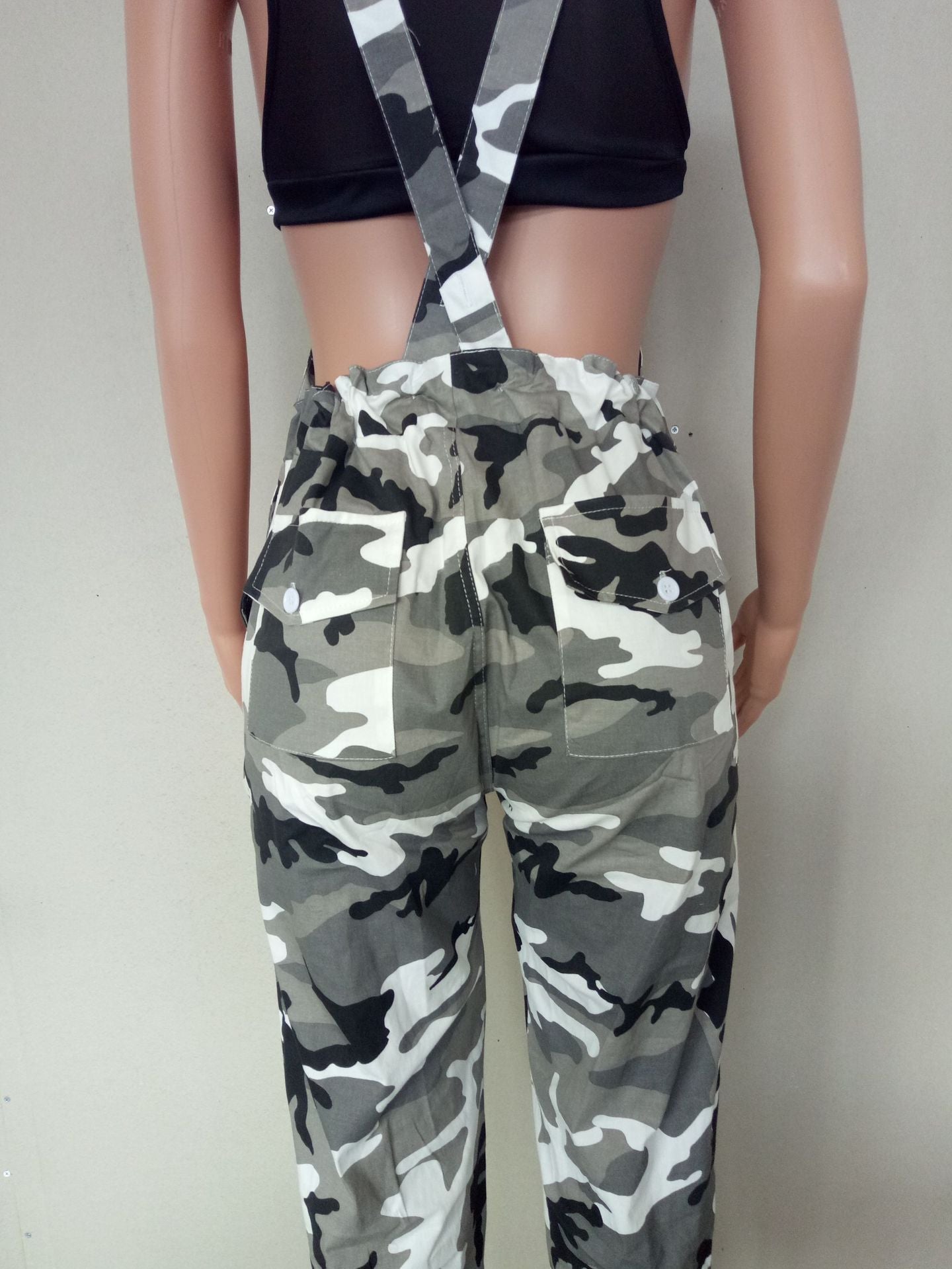 Women's Camouflage Overalls Pants 10