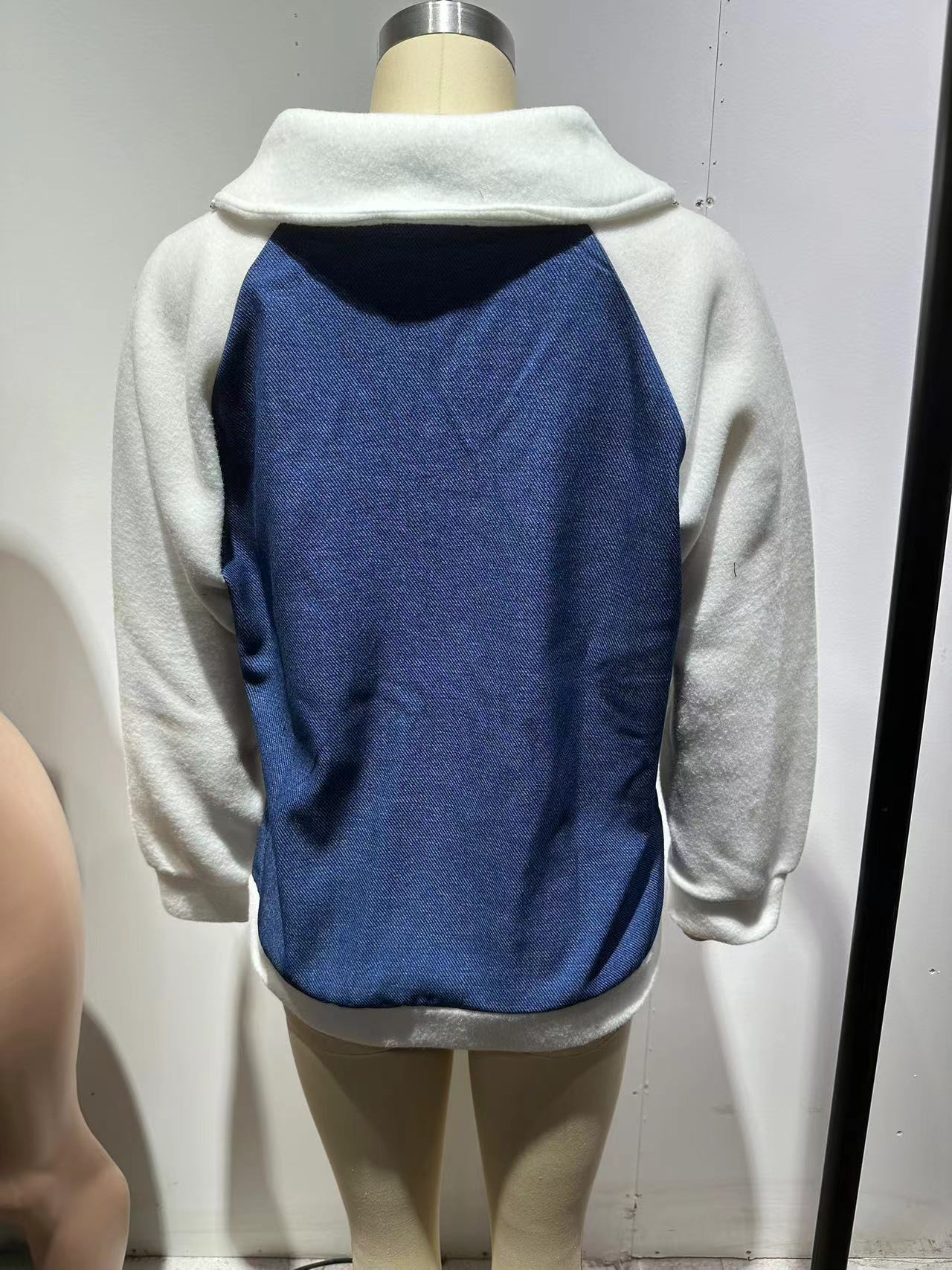 Women Casual Denim Patchwork Jacket 12