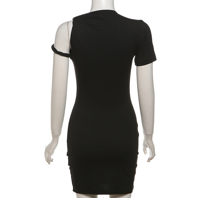 Fashionable Women's Solid Color Sexy Bodycon Dress 7