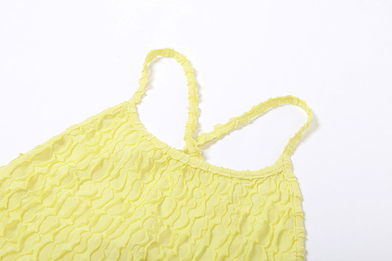 Spring Women's Strap Low-Back Sexy Chic Solid Color Long Dress 29