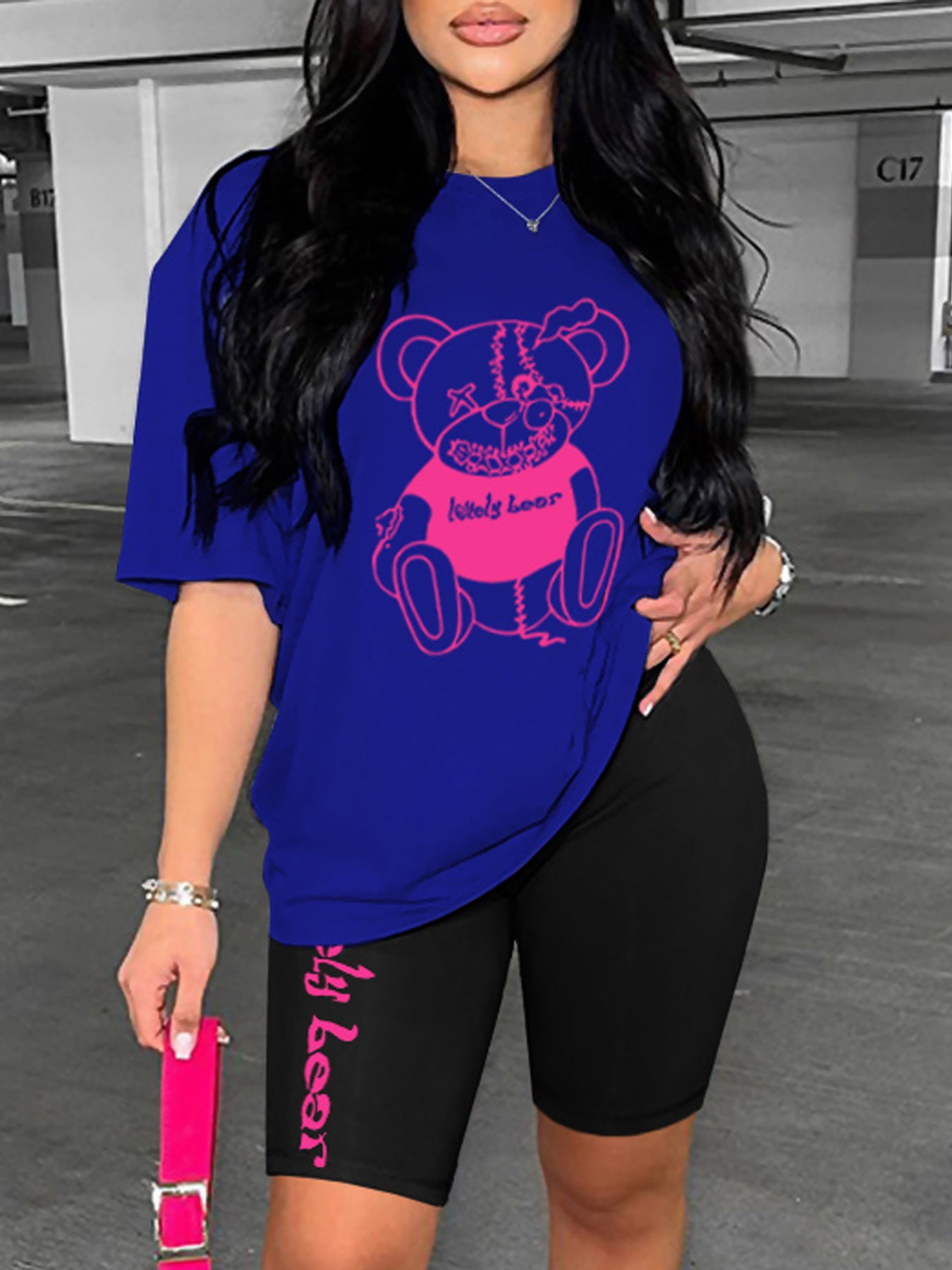 Printed Women's Fashion Two-Piece Pants Set 12