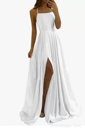 Women Bridesmaid Dresses Sexy Slit Prom Evening Dresses（Processing time need 3-6 days） 21