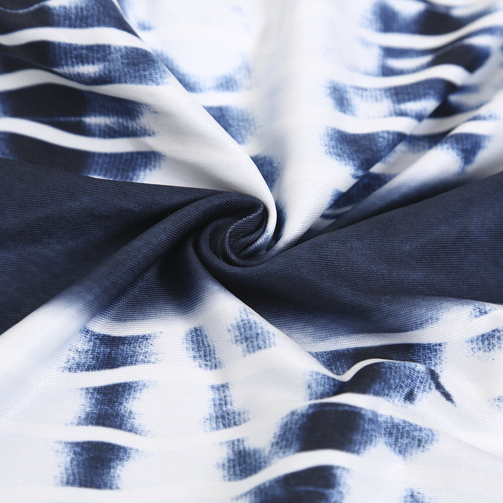 Women's Print Halter Neck Backless Maxi Dress 18