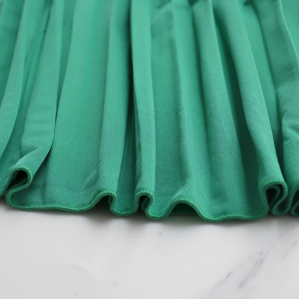 Sleeveless Chic Casual V Neck Slim Waist Pleated Wide Leg Jumpsuit 18