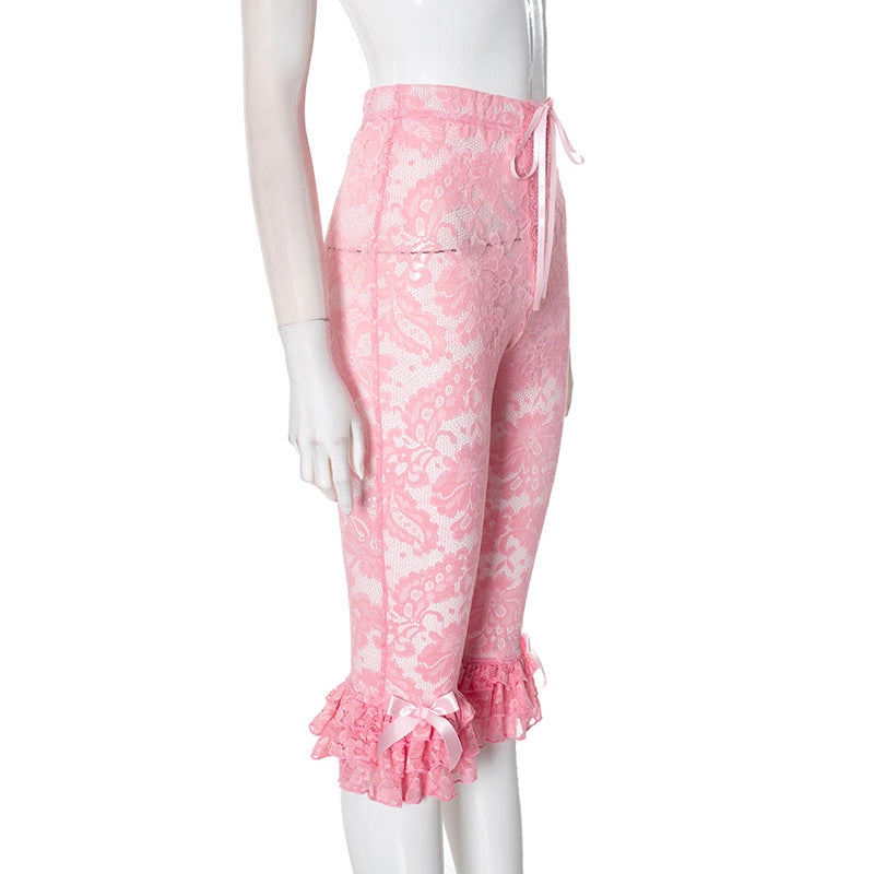 Women's Sexy Lace Casual Summer Pants 12