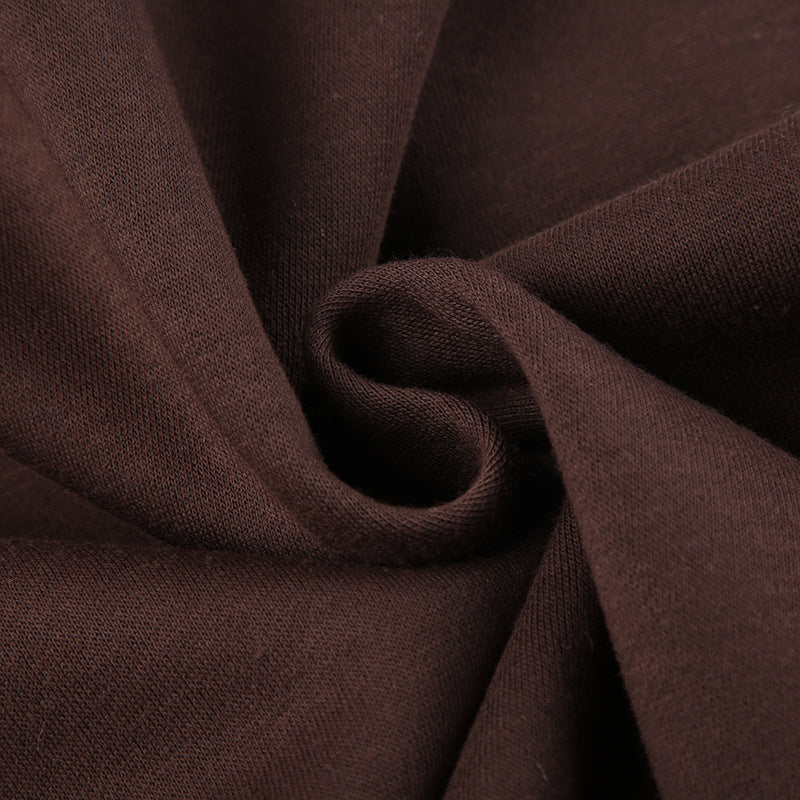 Winter Plush Hooded Badge Print Retro Jacket Loose Plus Size Casual Zipper Hoodies 22