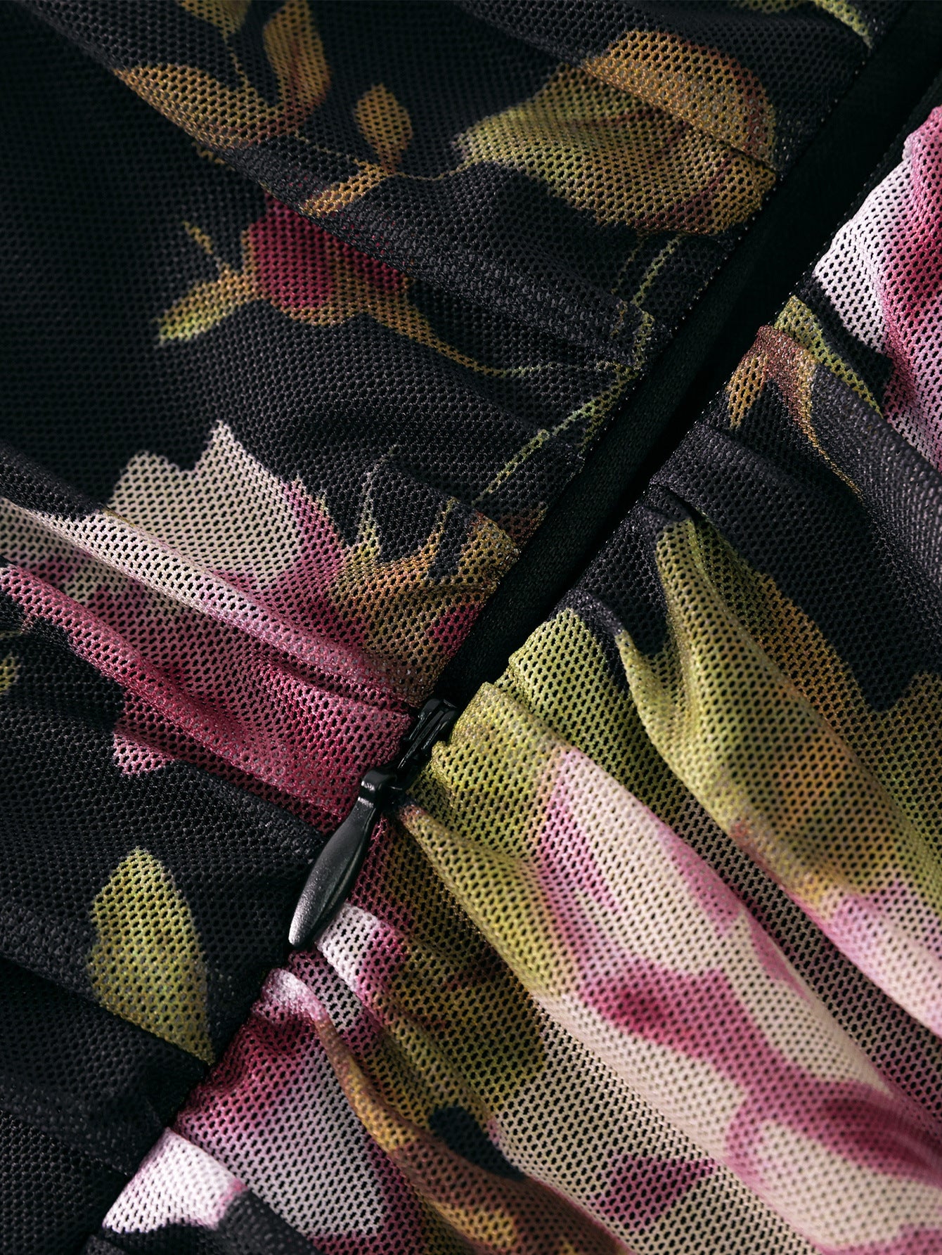 Sheer Mesh Strap Low Back Fishtail Gown 31