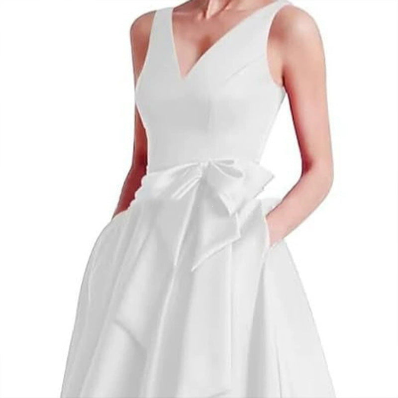 Women V-Neck Sleeveless Elegant Maxi Dress（Processing time need 3-6 days） 27