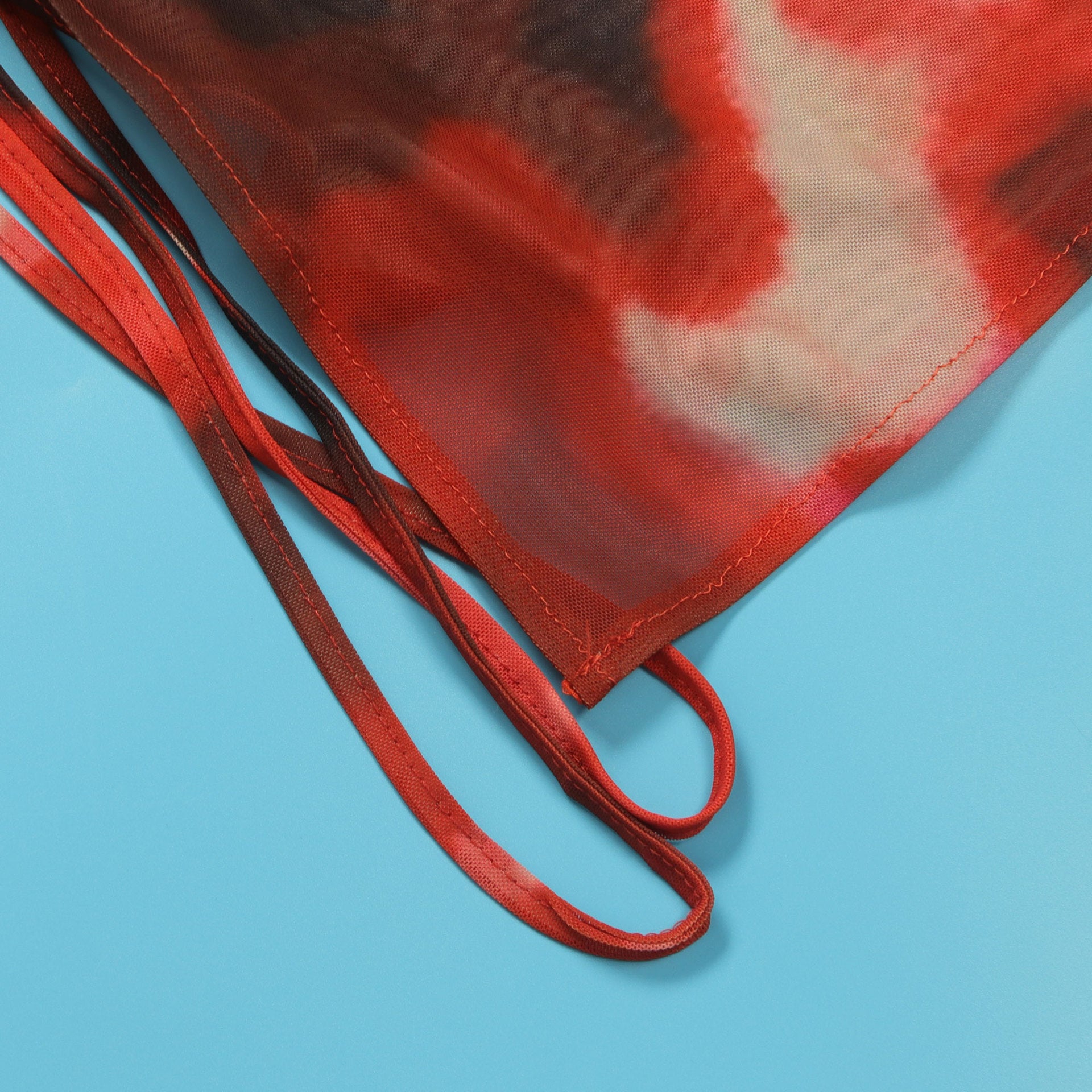 Sexy Printed Lace-Up Long-Sleeved Dress Nightclub Wear 37