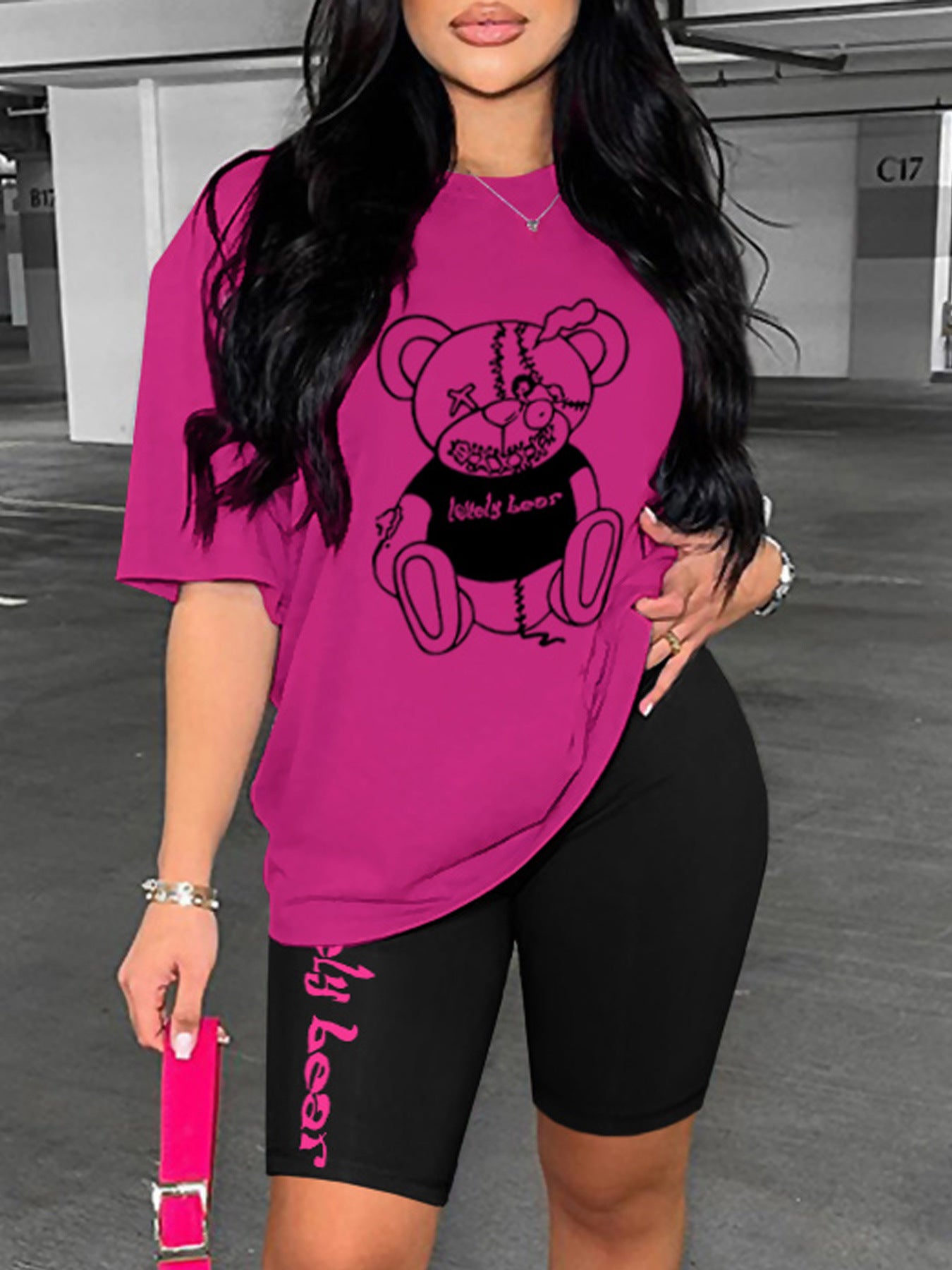 Printed Women's Fashion Two-Piece Pants Set 18