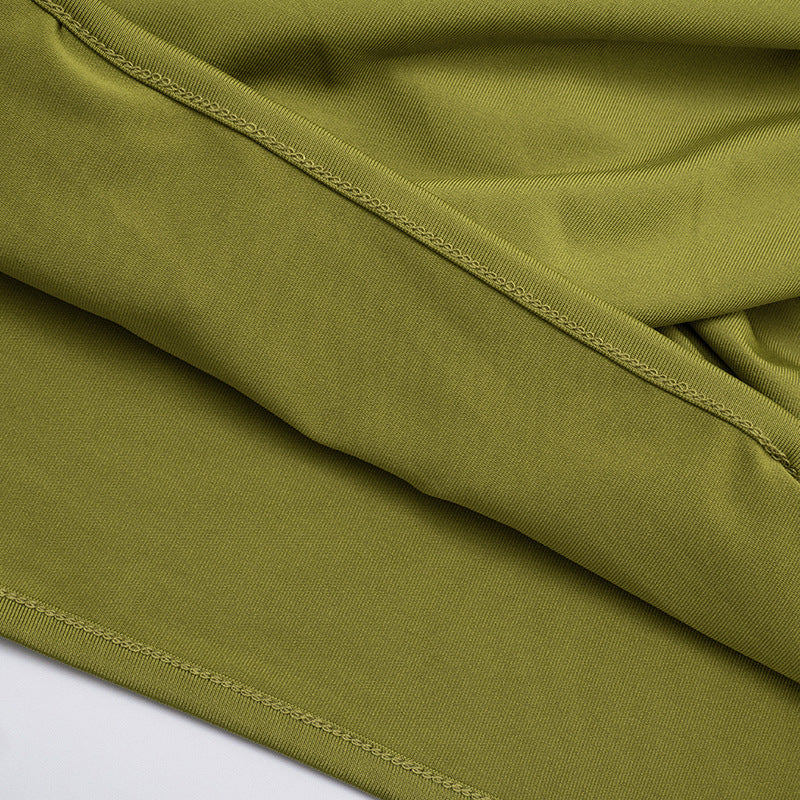 Women's Turn-Down Collar Button Long Sleeve Bodycon Short Dress 25