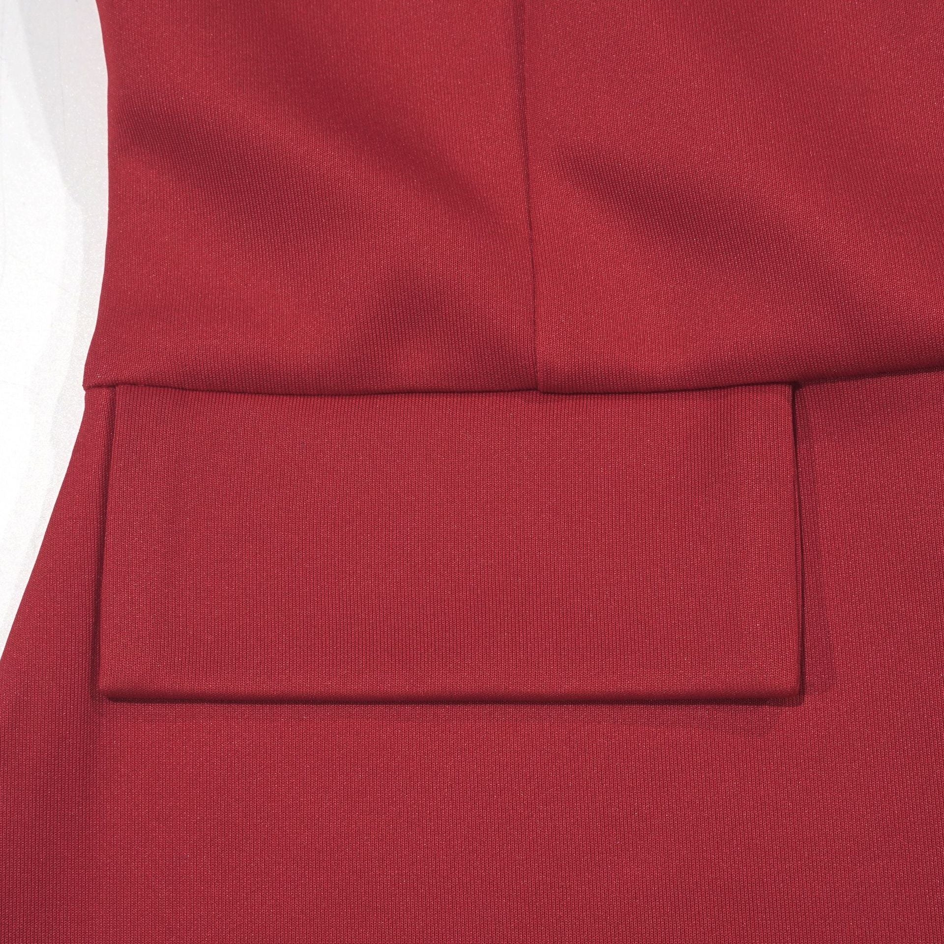 Solid Color pocket sleeveless sexy strapless slim fit high waist A-line Dress 11