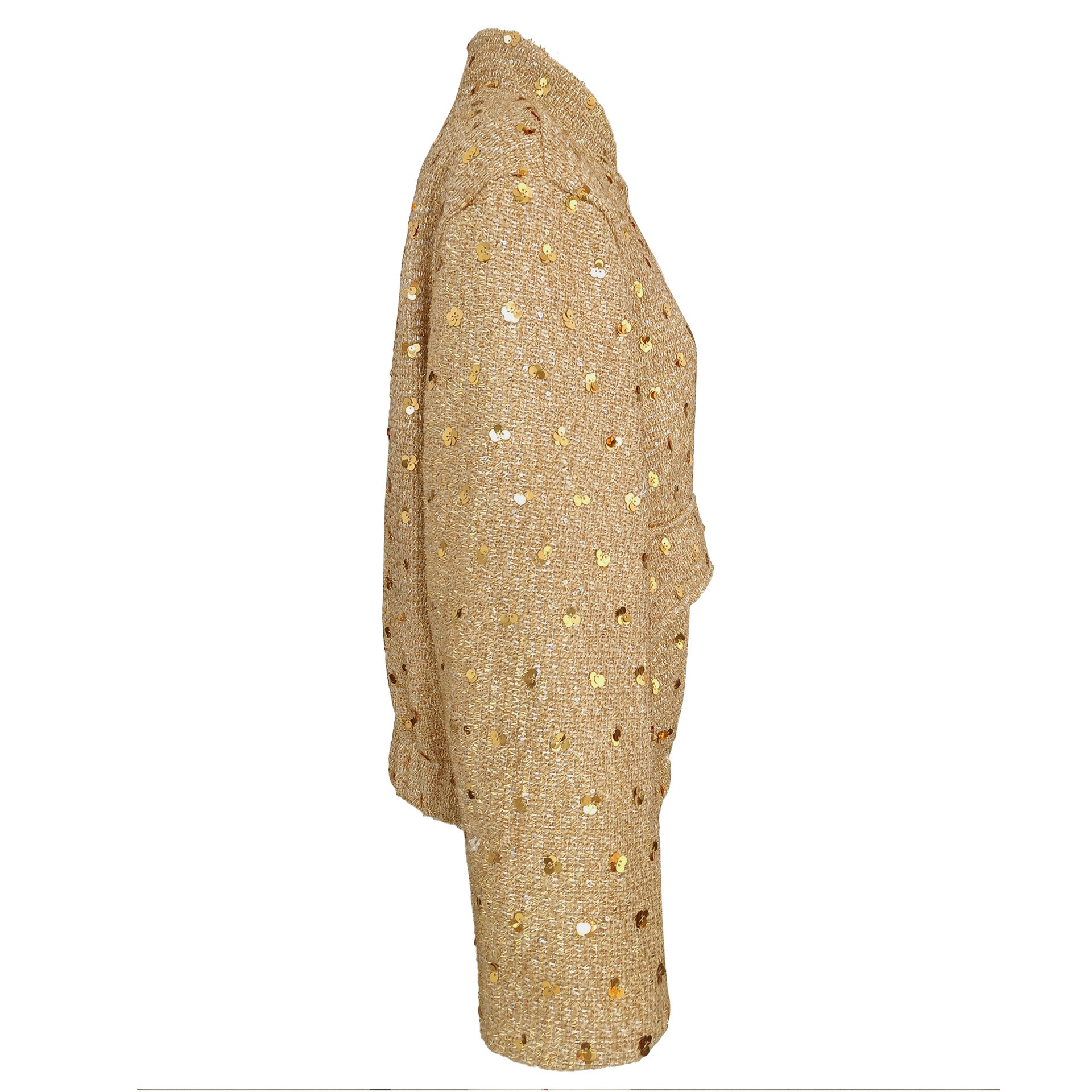 Autumn And Winter Women's Pocket Embroidered Sequined Jacket 10