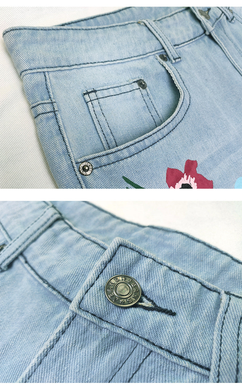 Women printed Denim Pants 21