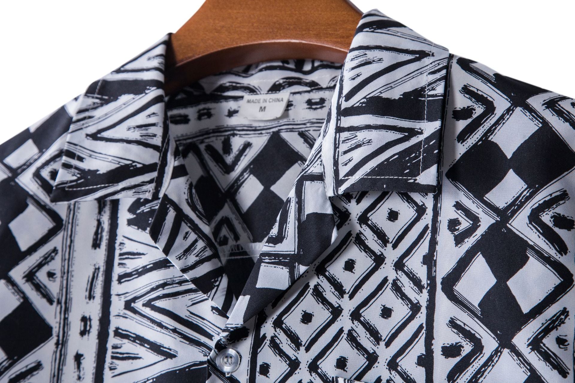 Men's Print Holidays Men's Short Sleeve Casual Shirt 28