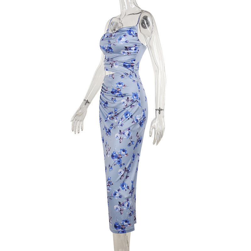 Women printed sexy summer Beach Holidays dress 10