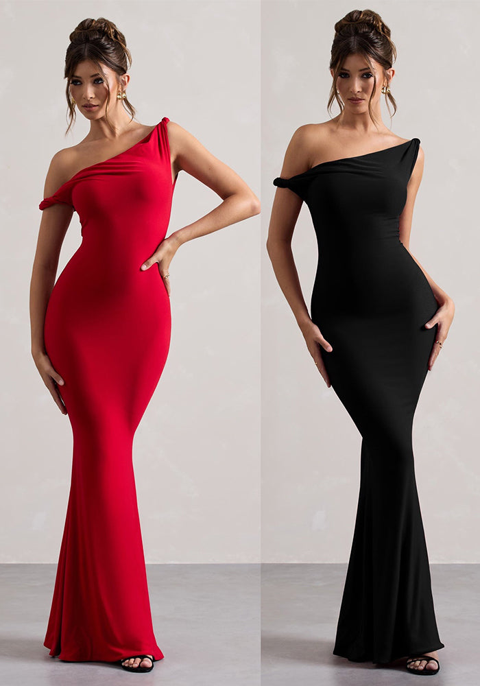 Women Sexy Off Shoulder Bodycon Dress