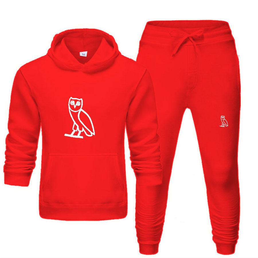 Casual Long Sleeve  Autumn Fall Printed Sports Pants Hoodies Set 5