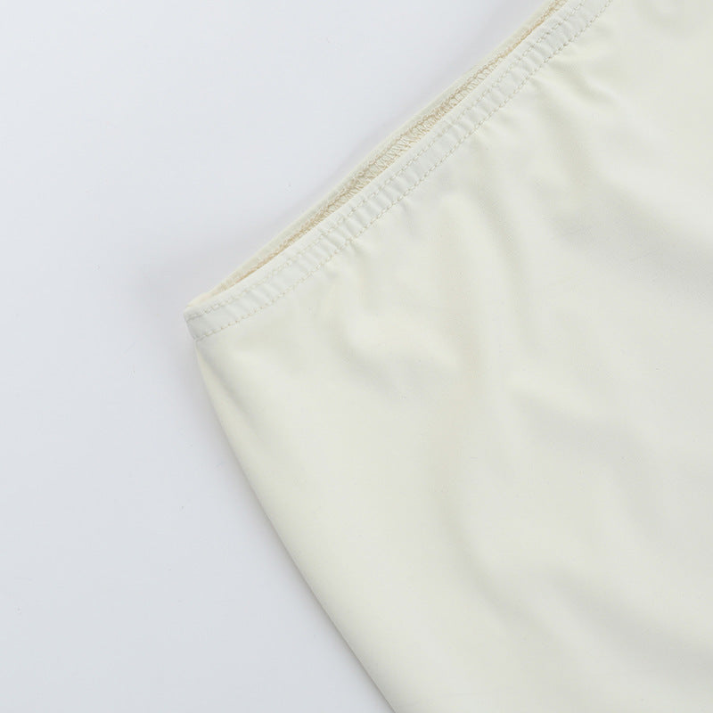 Women's Sexy High Waist Mesh Patchwork Long Skirt Halter Neck Hollow Vest Holidays Two Piece Set 12