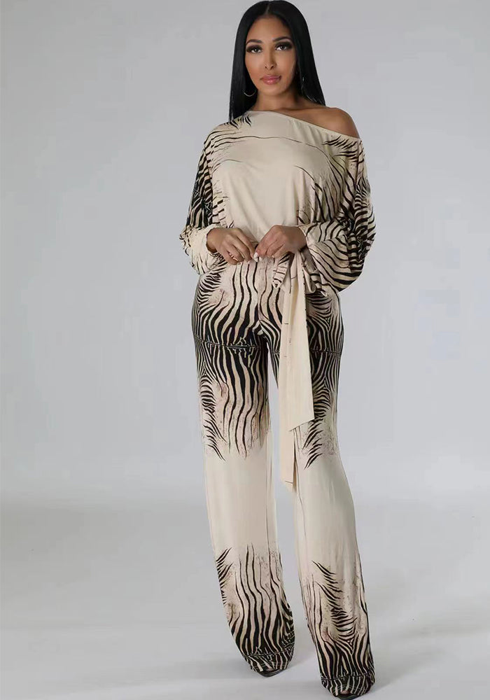 Women Fall/Winter Casual Bat Sleeves Jumpsuit