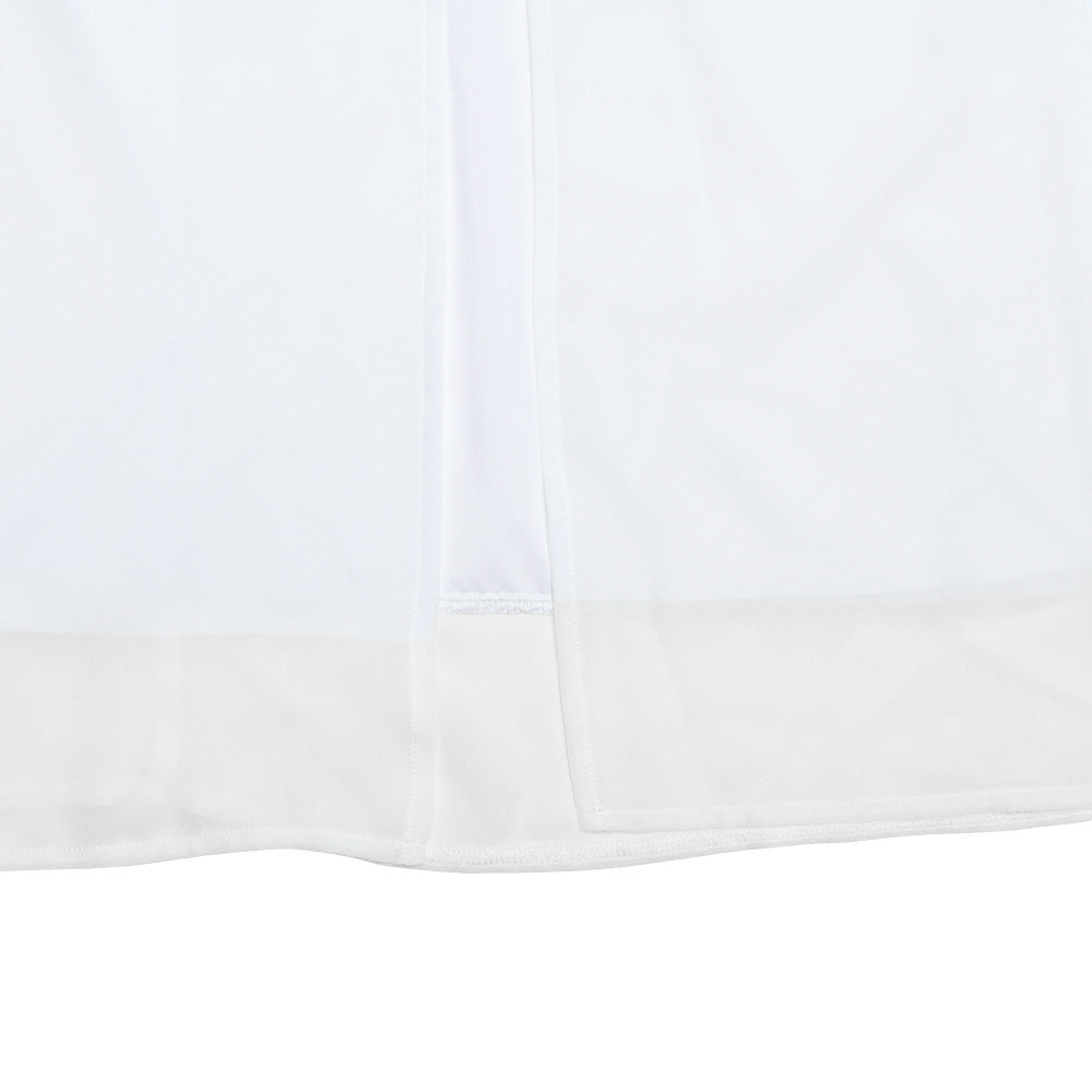 Women Summer Sexy Halter Neck V Neck Lace Backless slit dress 25