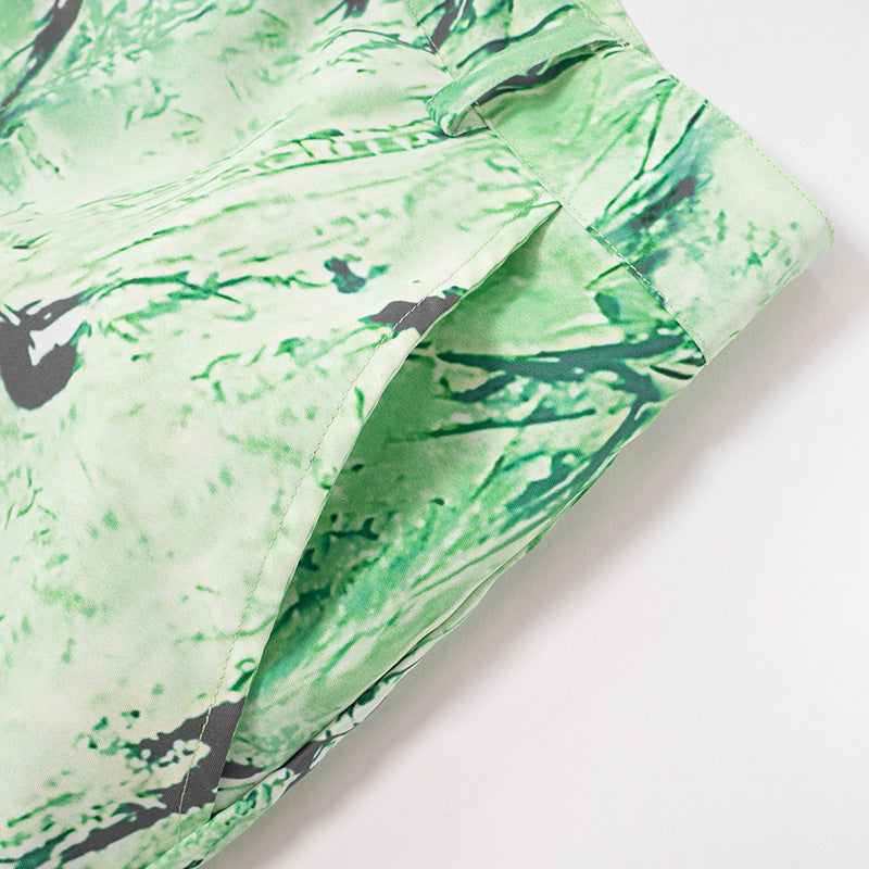 Women's Autumn And Winter Fashion Street Print Multi-Pocket Cargo Pants Casual Trousers 15