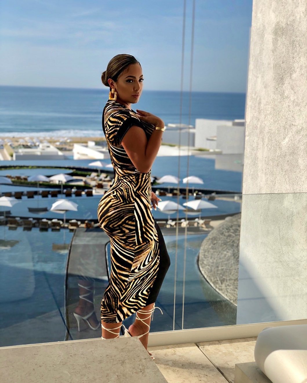 Women Printed Patchwork Dress 5