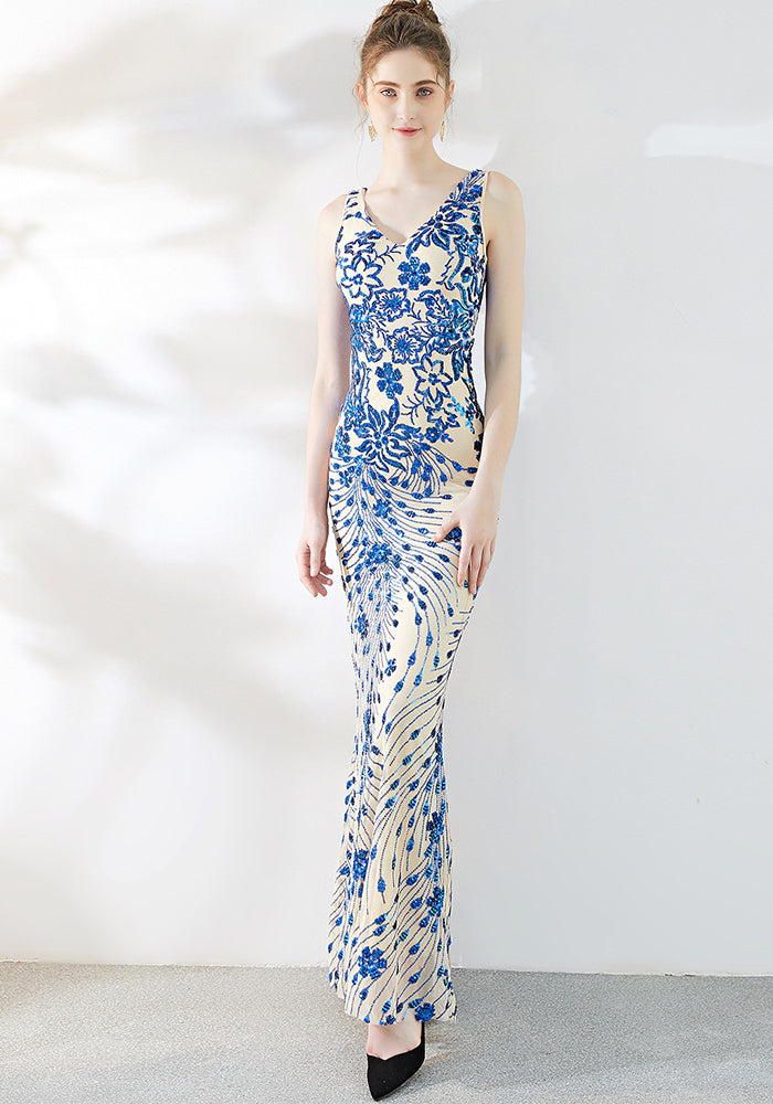 Women Summer Fishtail Formal Party Evening Dress