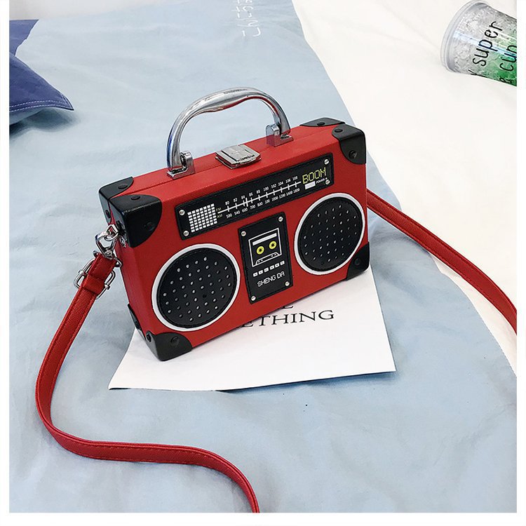Radio Bag Box Shoulder Crossbody Bag Creative Style Funny Handbag For Women 25