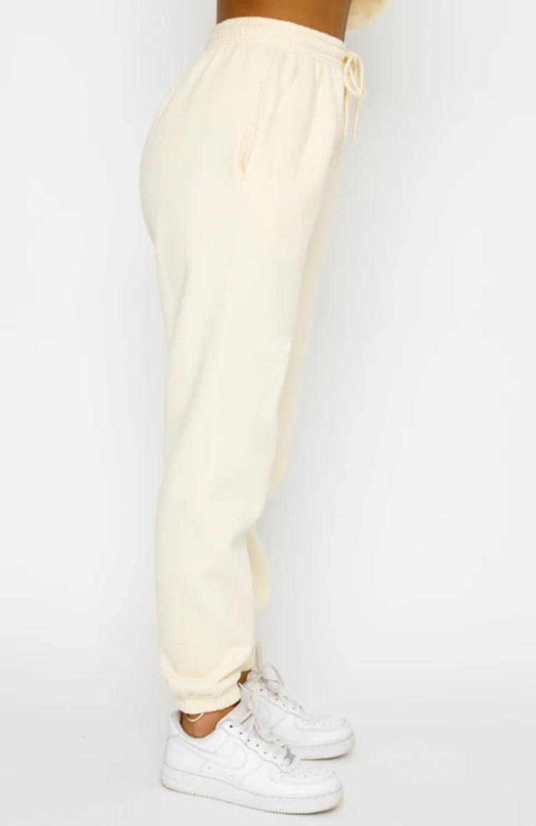 Women Autumn/Winter Printed Round Neck Long-Sleeved Top and Pants Two-Piece Set 52