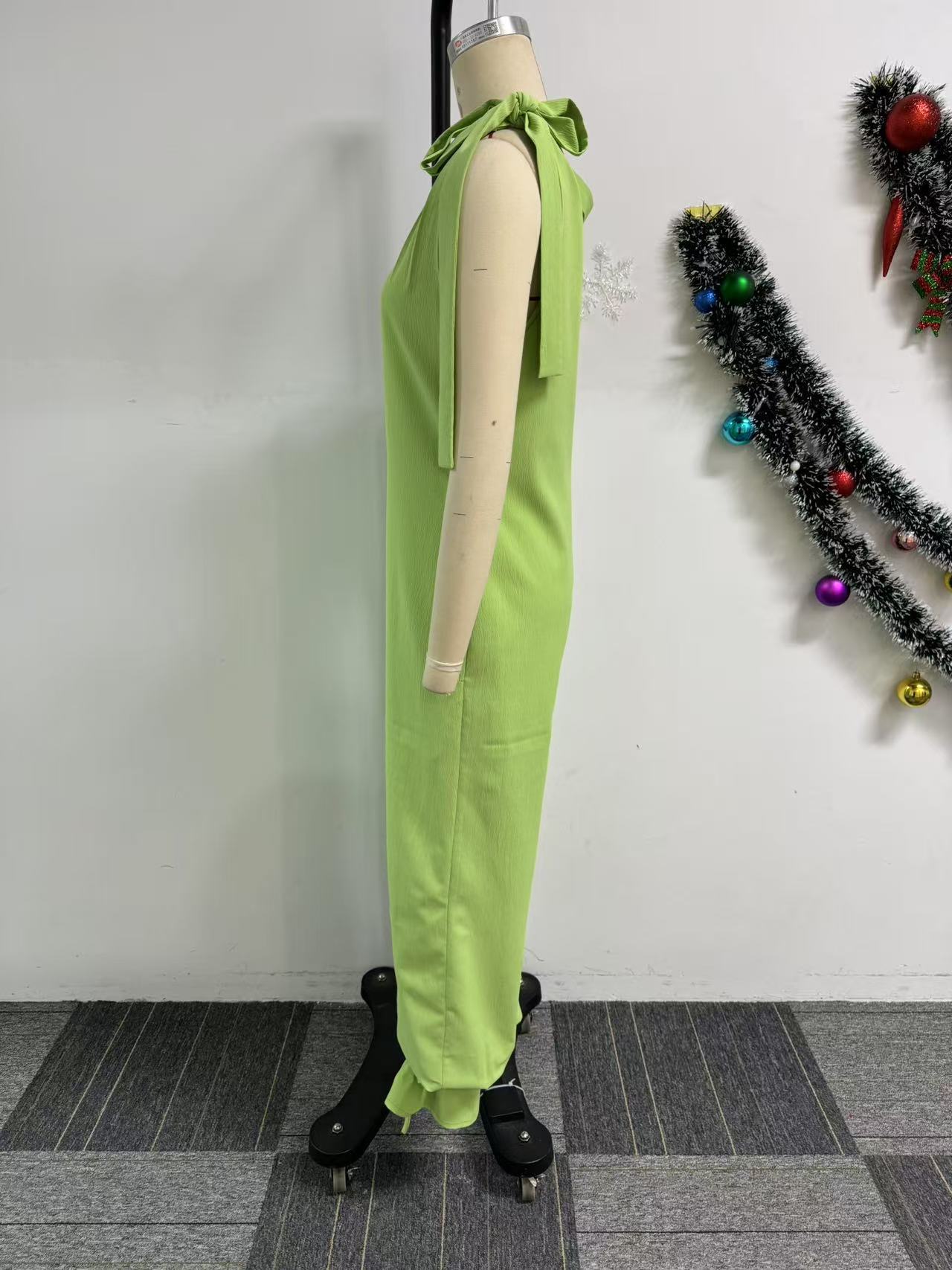 Casual Lace-Up strap Loose-Leg Jumpsuit 13