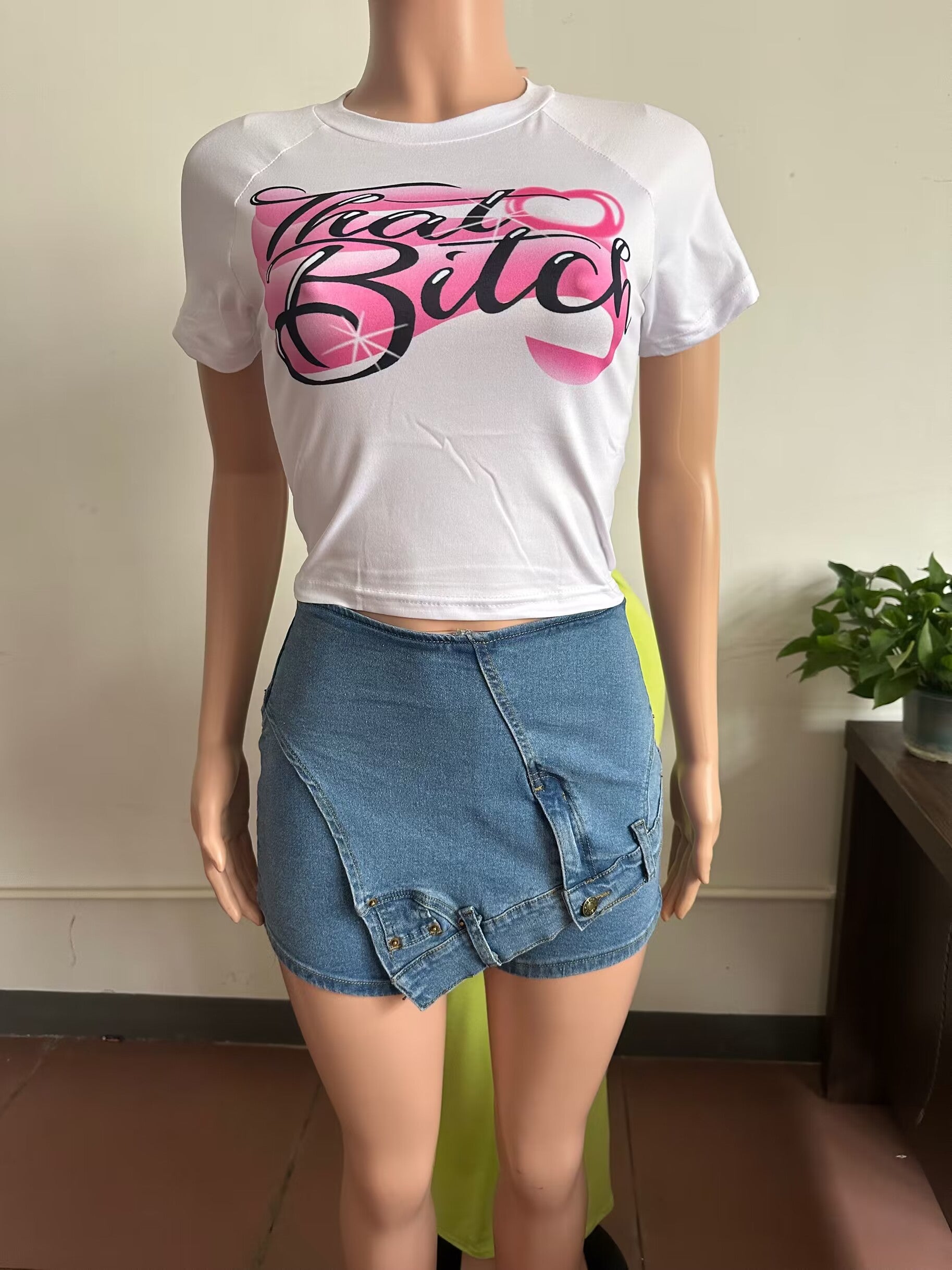 Women's Low Rise Patchwork Slim Fit Stretch Irregular Denim Shorts 11