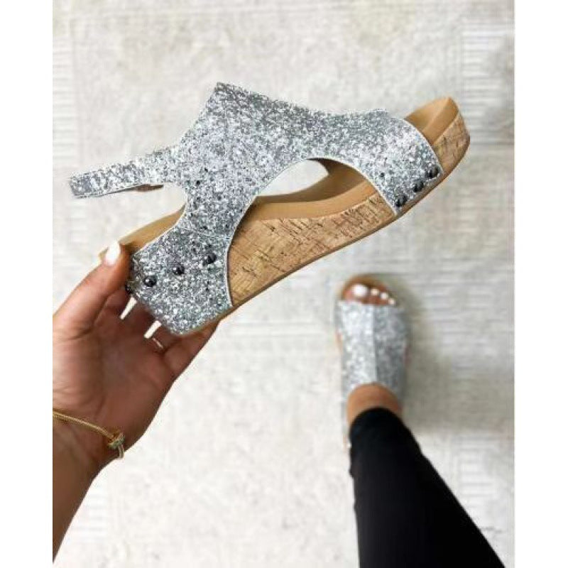 Women Flat Platform Roman Sandals 7