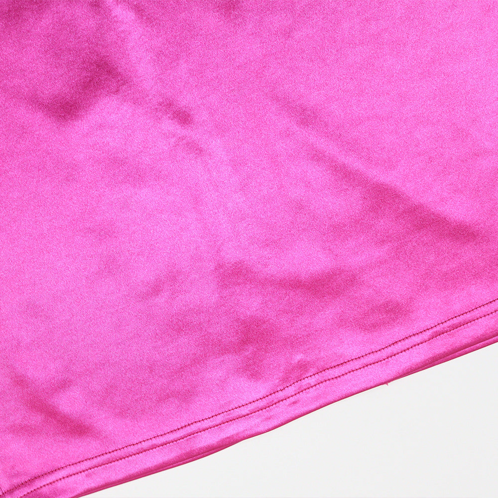 Women's Slim Fit Halter Neck Solid Color Long Dress 17