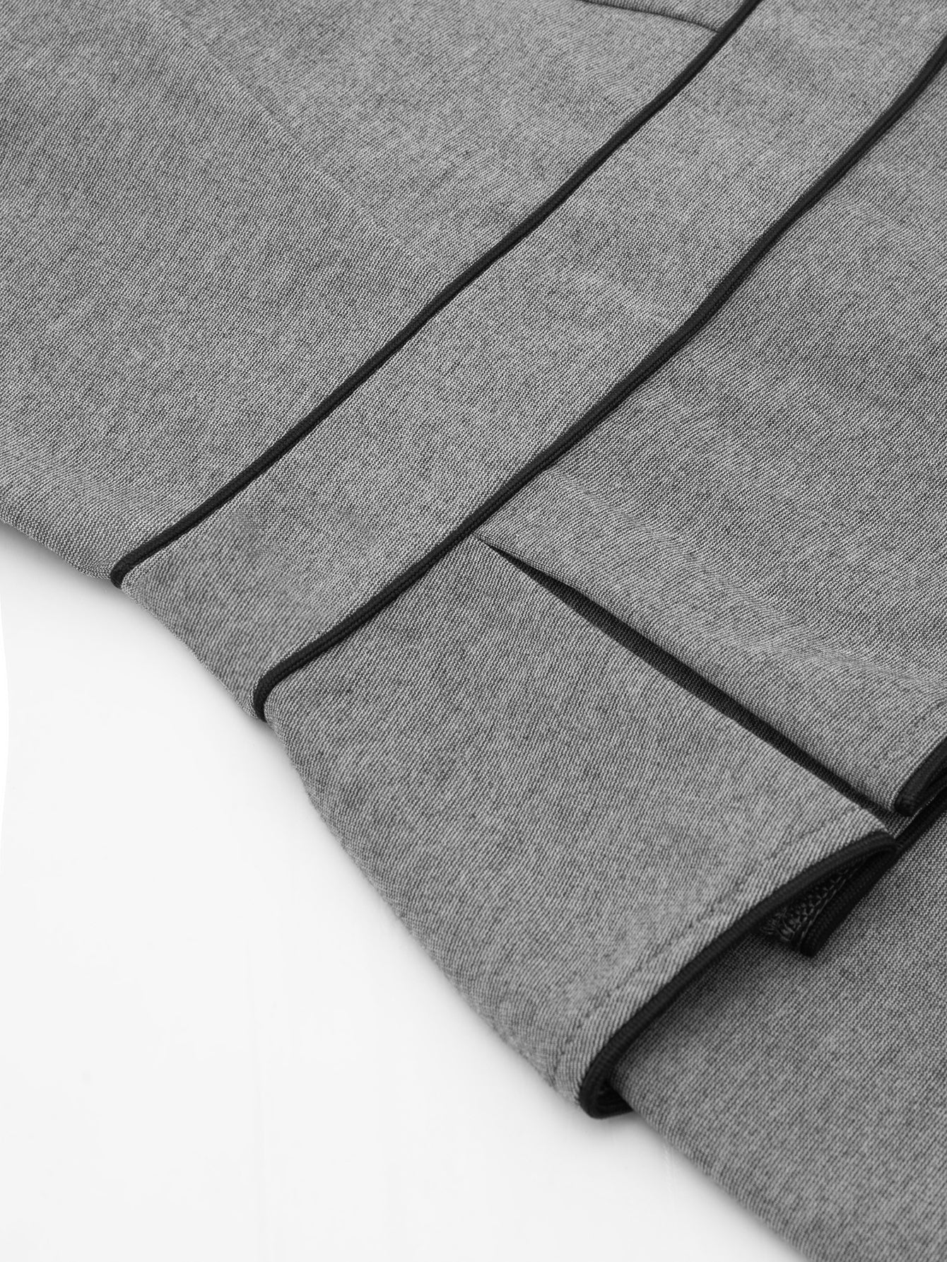 Women's Plus Size Solid Pleated Elegant Round Neck Chic Dress 8