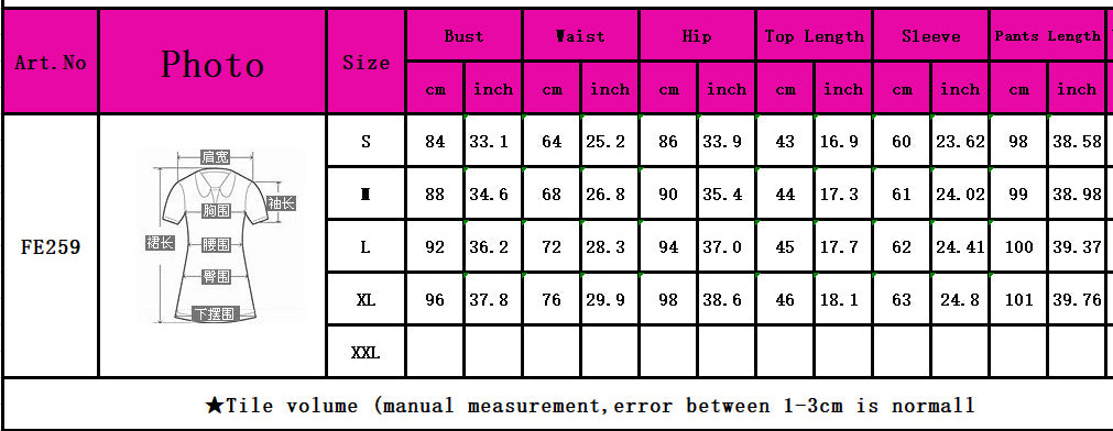 Ladies Print Top and Pant Two Piece 6