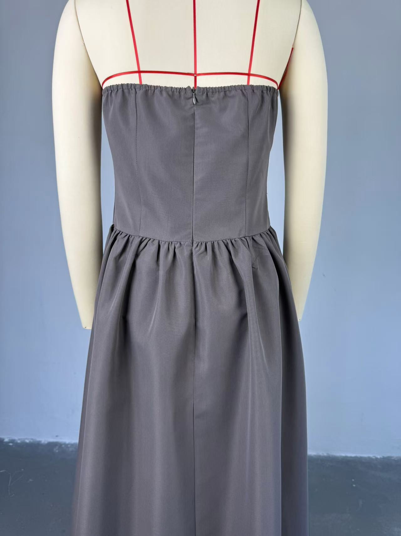 Women's Autumn Sleeveless Halter Neck Slim Fit Dress 7