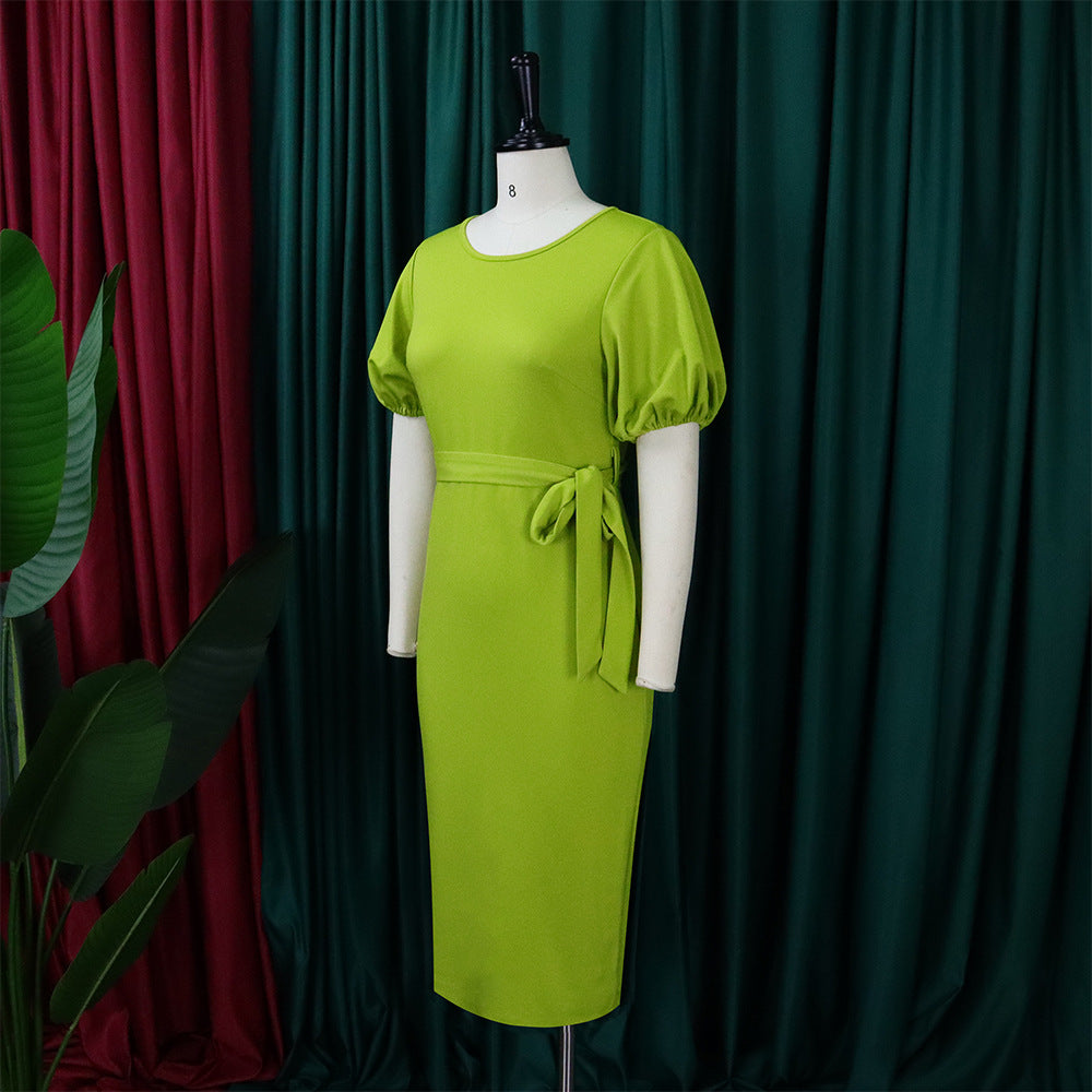 Women's High Waist Chic Plus Size African Dress 7