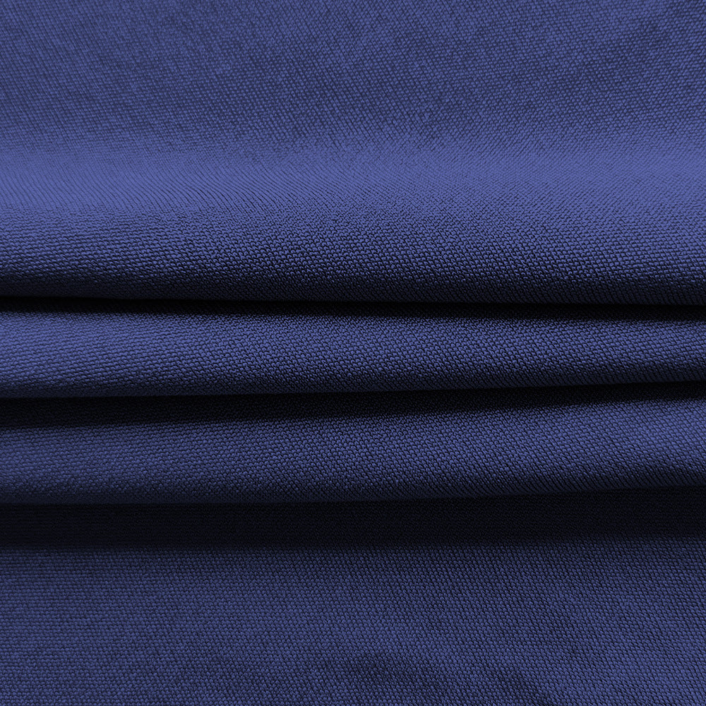 Chic Elegant Solid Color Slash Shoulder Belt Irregular Dress 21