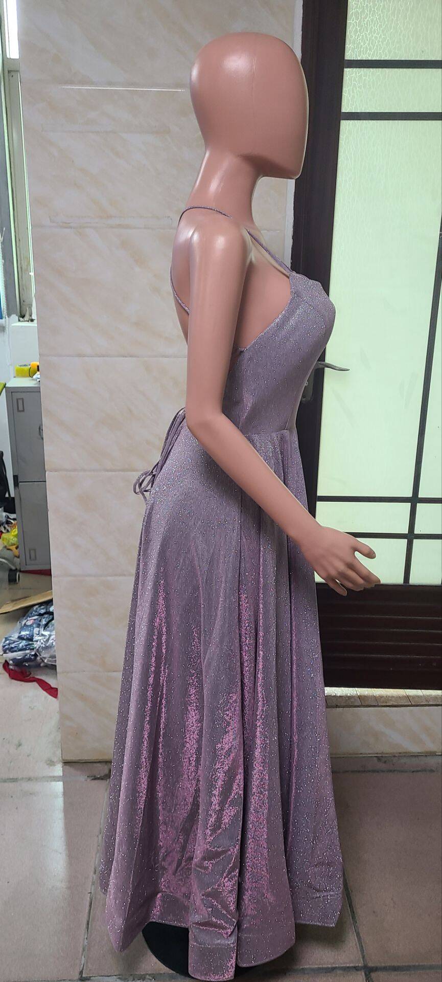 Spring Long Strap Glitter Formal Party Dress -（Processing time need 3-6 days） 15